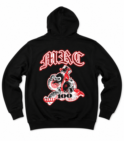 red rinestones hoodie