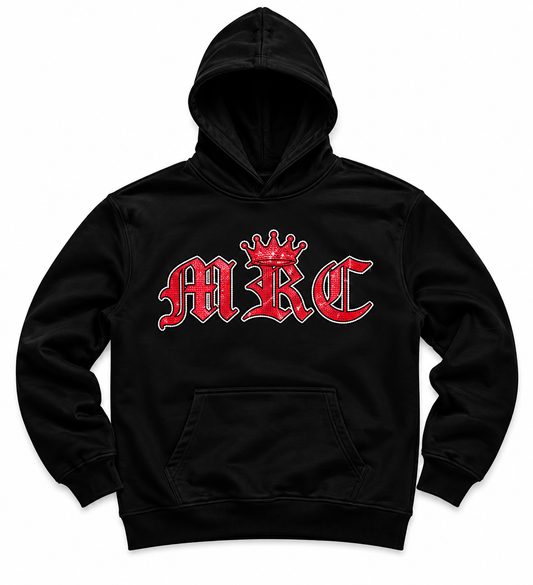 red rinestones hoodie