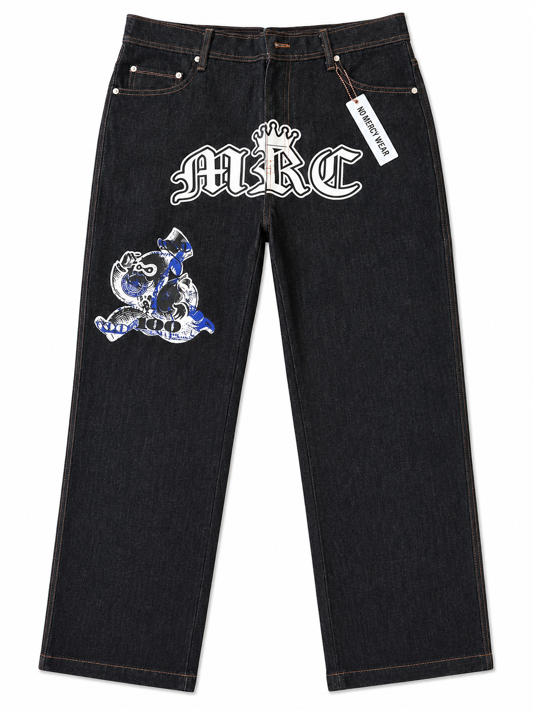 MRC Rigid black/blue jeans