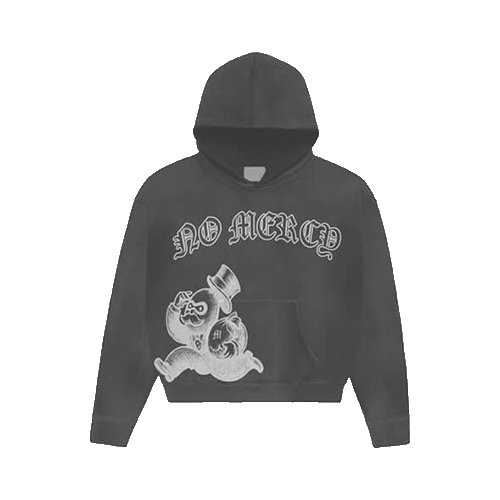 NO MERCY HOODIE GREY