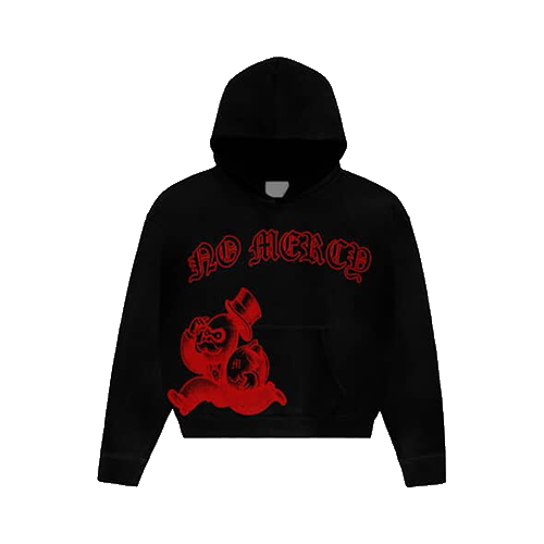 NO MERCY HOODIE RED