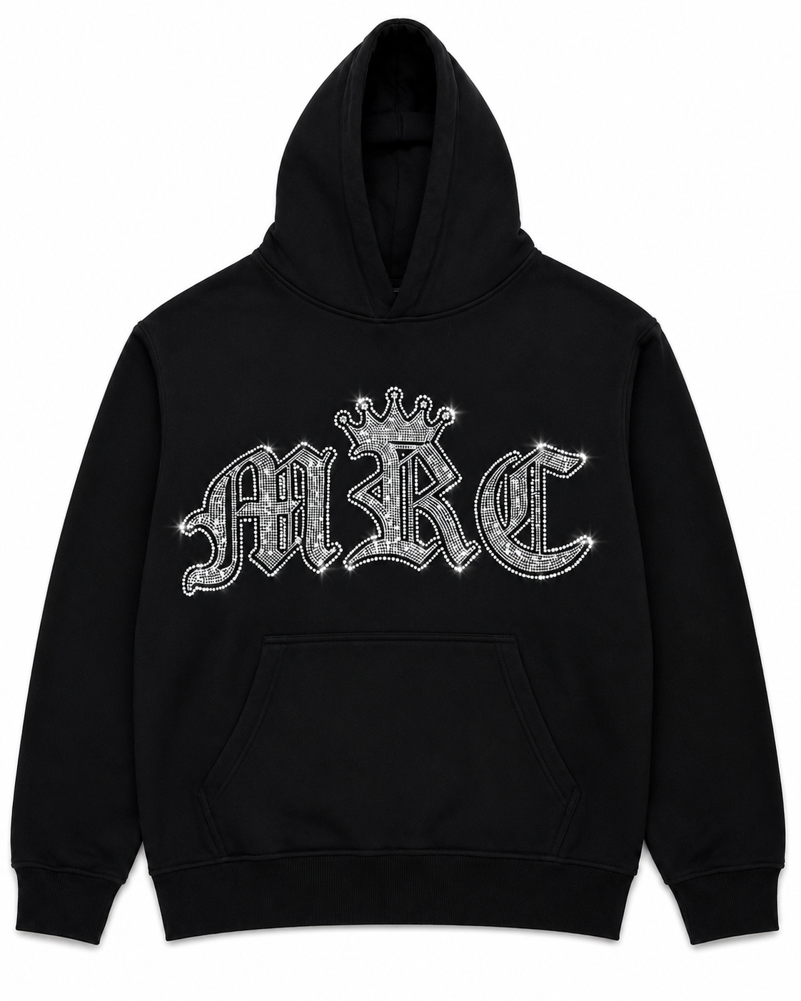 RINESTONES CRYSTAL HOODIE