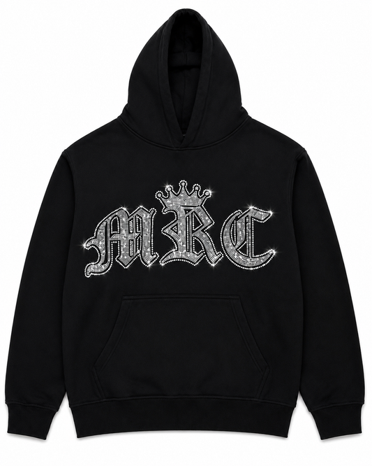 RINESTONES CRYSTAL HOODIE